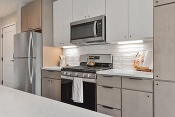 Designer tile backsplash