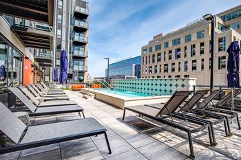 Sparkling swimming pool