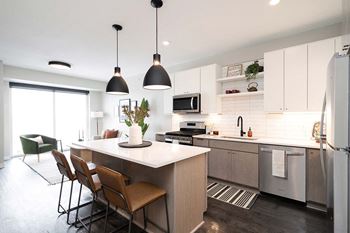 Two-toned designer cabinets