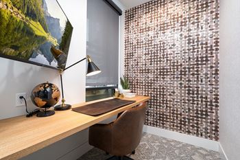 Variety of work from home spaces