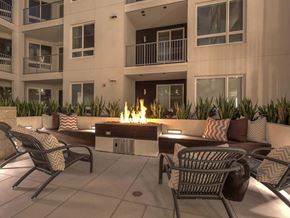 Glendale apartment for rent - Firepit Patio at The Adeline, Glendale, CA