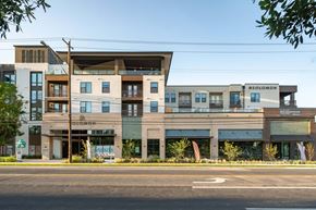 Austin apartment for rent - A modern apartment building with the name