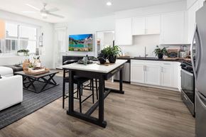Roseville apartment for rent - kitchen of model
