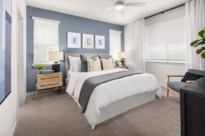 Roseville apartment for rent - bedroom of model