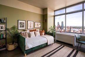 New York apartment for rent - Living room