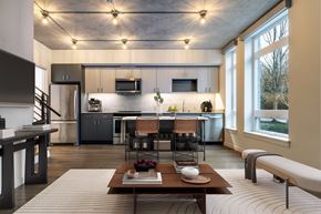 Seattle apartment for rent - Clubhouse Kitchen and Dining at Axle, Seattle, WA