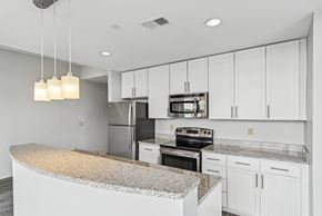 Greenville apartment for rent - Kitchen with granite countertops at Rivers Edge Apartments, Greenville, South Carolina