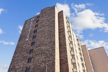 Madison apartment for rent - The Wester building is made of brick and has a tall, narrow structure.