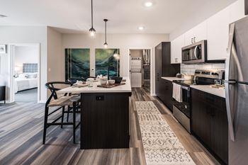 Two-toned designer cabinets