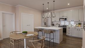 Savannah apartment for rent - a kitchen and dining room with a table and chairs