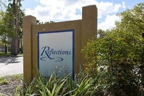 Riverview apartment for rent - Reflections Entrance Sign Reflection Riverview Florida