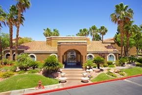 Henderson apartment for rent - a house with palm trees in front of it