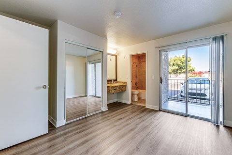 Floor plan for 1 bed, 1 bath, 396 sqft