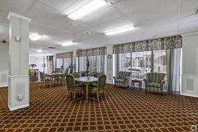 Stockton apartment for rent - a conference room with a table and chairs