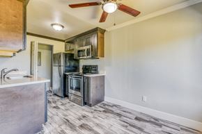 Seatac apartment for rent - the kitchen is clean and ready for us to use