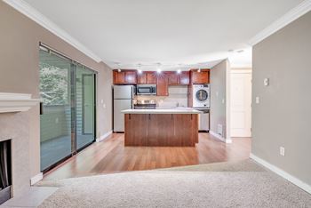 Kitchen with island