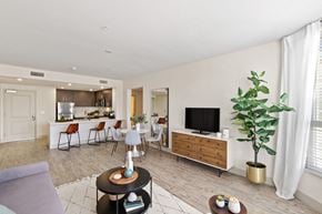 Hercules apartment for rent - Unit Kitchen and Living Room Space at Aventine Apartments in Hercules, CA 94547
