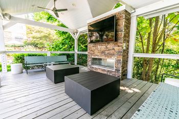 Outdoor porch and patio