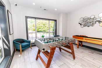 Foosball and shuffleboard