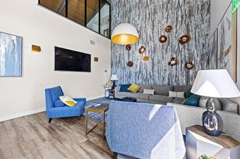 Sitting area in the clubhouse at veranda la mesa in la mesa, ca 91942