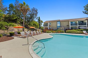 Resort-style pool at veranda la mesa in la mesa, ca 91942