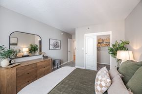 White Plains apartment for rent - Relaxing bedroom space at 15 Bank Apartments in White Plains, NY 10606