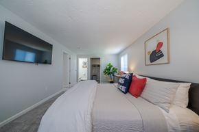 Randolph apartment for rent - Large Primary Bedroom at Rosemont Square Apartments in Randolph, MA 02368