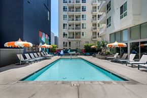 Los Angeles apartment for rent - Resort Style Outdoor Pool at G12 Apartments in Los Angeles, CA 90015