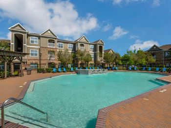 Sparkling pool at carrington at barker cypress in cypress, tx 77433