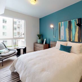 Los Angeles apartment for rent - Olive DTLA Two Bedroom First Bedroom  at Olive DTLA, Los Angeles, CA, 90015