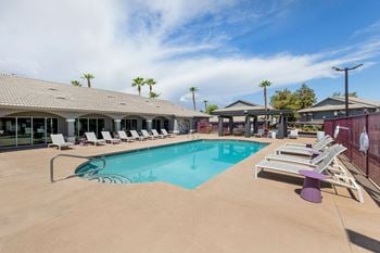 Swimming pool at our apartments in las vegas