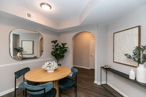 Atlanta apartment for rent - a dining room with a table and four chairs at Willowest in Lindbergh, Atlanta