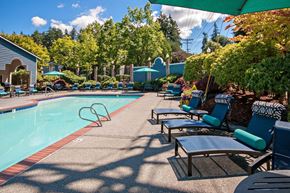 Edmonds apartment for rent - Pool With Sundecks at Brackett Apartments, Washington, 98020