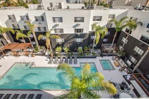 Los Angeles apartment for rent - Aerial Pool View at Duet on Wilcox, Los Angeles, CA