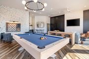 Pearland apartment for rent - a clubhouse with a pool table and a tv at Sladestone Shadow Creek, Texas, 77584
