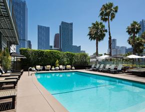 Los Angeles apartment for rent - The Flat Resident Pool at The Flat, Los Angeles, California