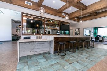 Wet bar at willowest in collier hills in atlanta, ga 30318