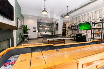 Game room at willowest in collier hills in atlanta, ga 30318