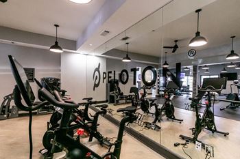 Peloton cardio equipment at willowest in collier hills in atlanta, ga 30318