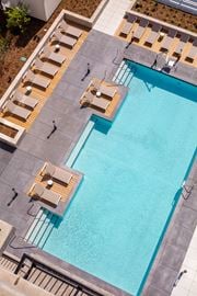 Minneapolis apartment for rent - Large swimming pool with sun loungers at 365 Nicollet, Minneapolis, 55401
