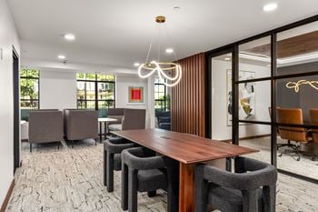 Co-work space with conference rooms