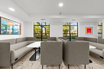 Co-work space with conference rooms