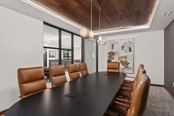 Co-work space with conference rooms