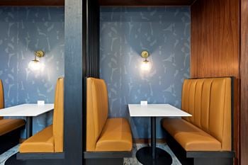 Co-work space with conference rooms