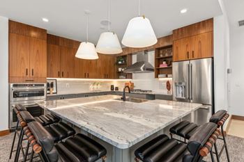 Culinary demonstration kitchen