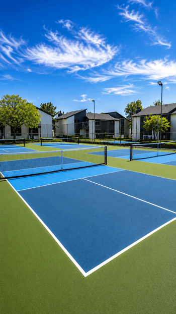 4 Pickleball courts & racket rentals