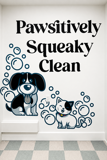 Pet washing station