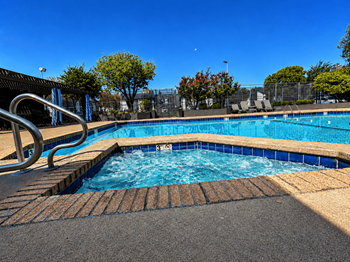 Year-round heated spa