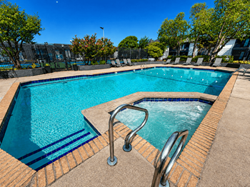 Year-round heated spa