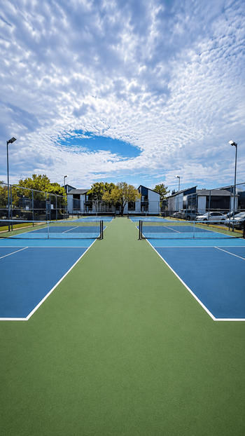 4 Pickleball courts & racket rentals